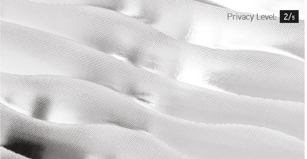 Fluid glass flows with organic lines like ocean waves